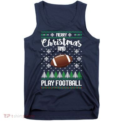 Football Ugly Christmas Tank Top