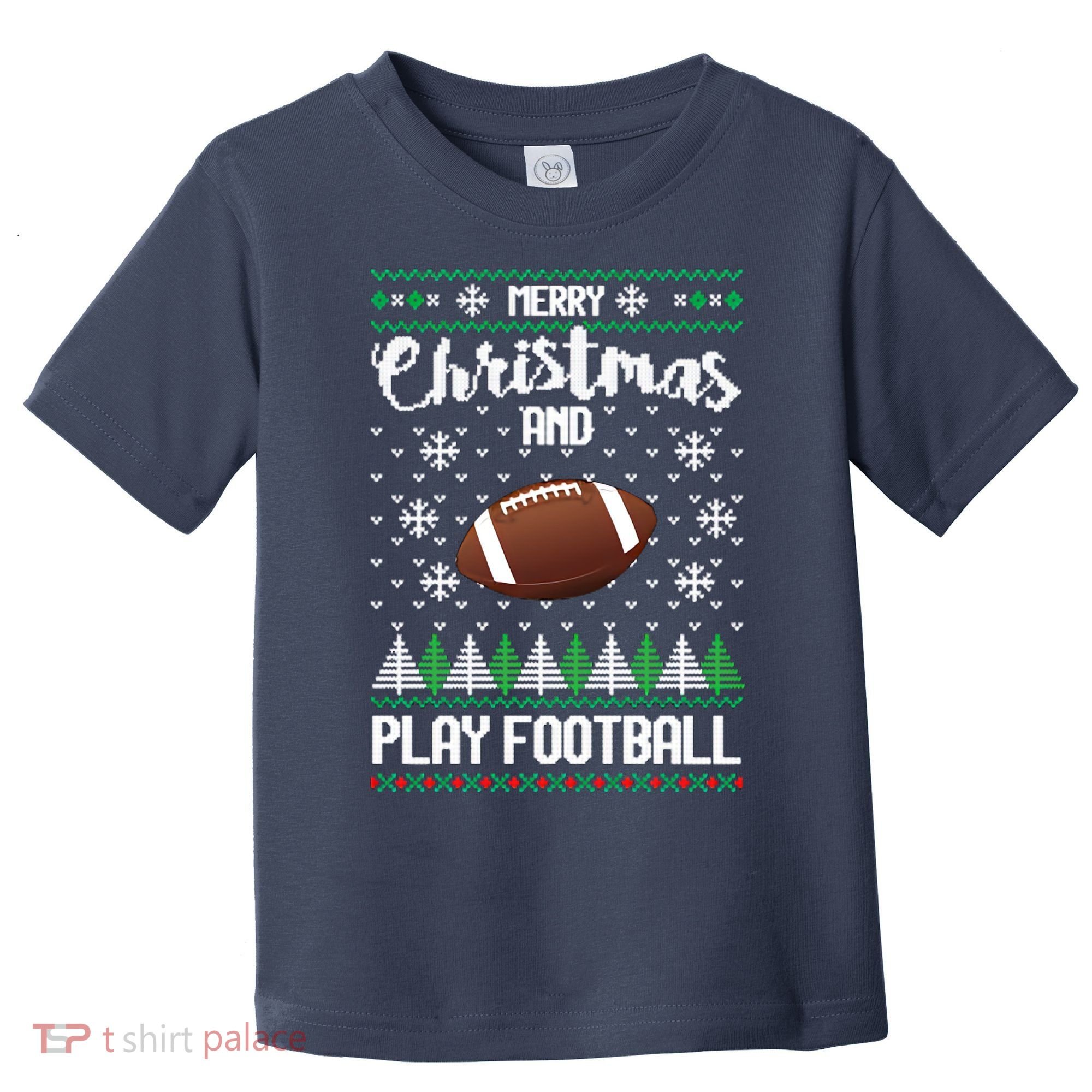 Football Ugly Christmas Toddler T-Shirt