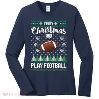 Football Ugly Christmas Women's Long Sleeve Shirt thumb 0
