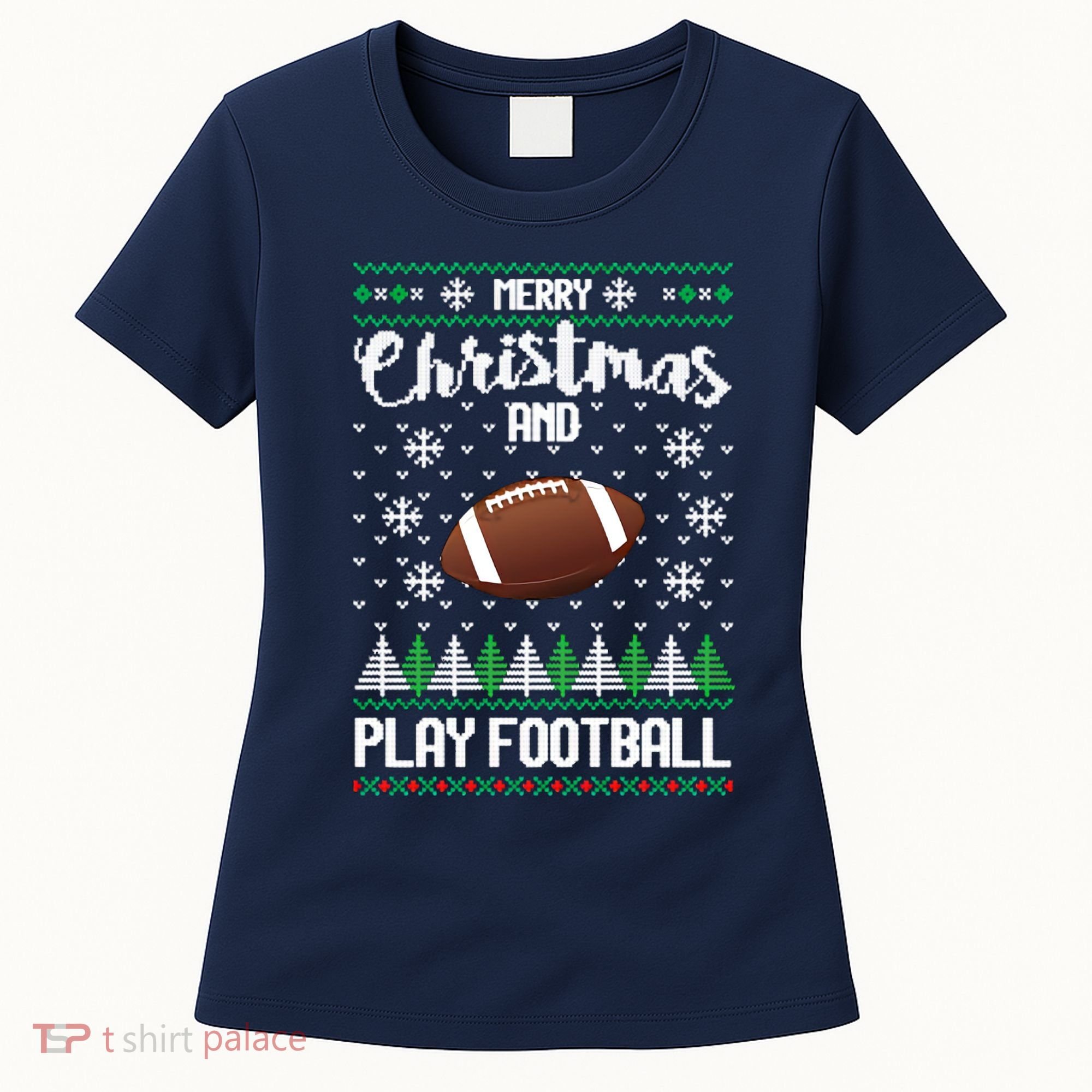 Football Ugly Christmas Women's T-Shirt