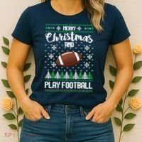 Football Ugly Christmas Women's T-Shirt thumb 2