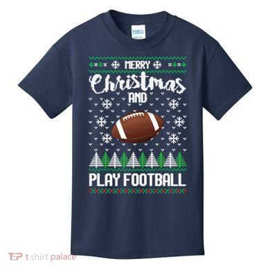 Football Ugly Christmas Kids T-Shirt