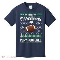 Football Ugly Christmas Kids T-Shirt thumb 0