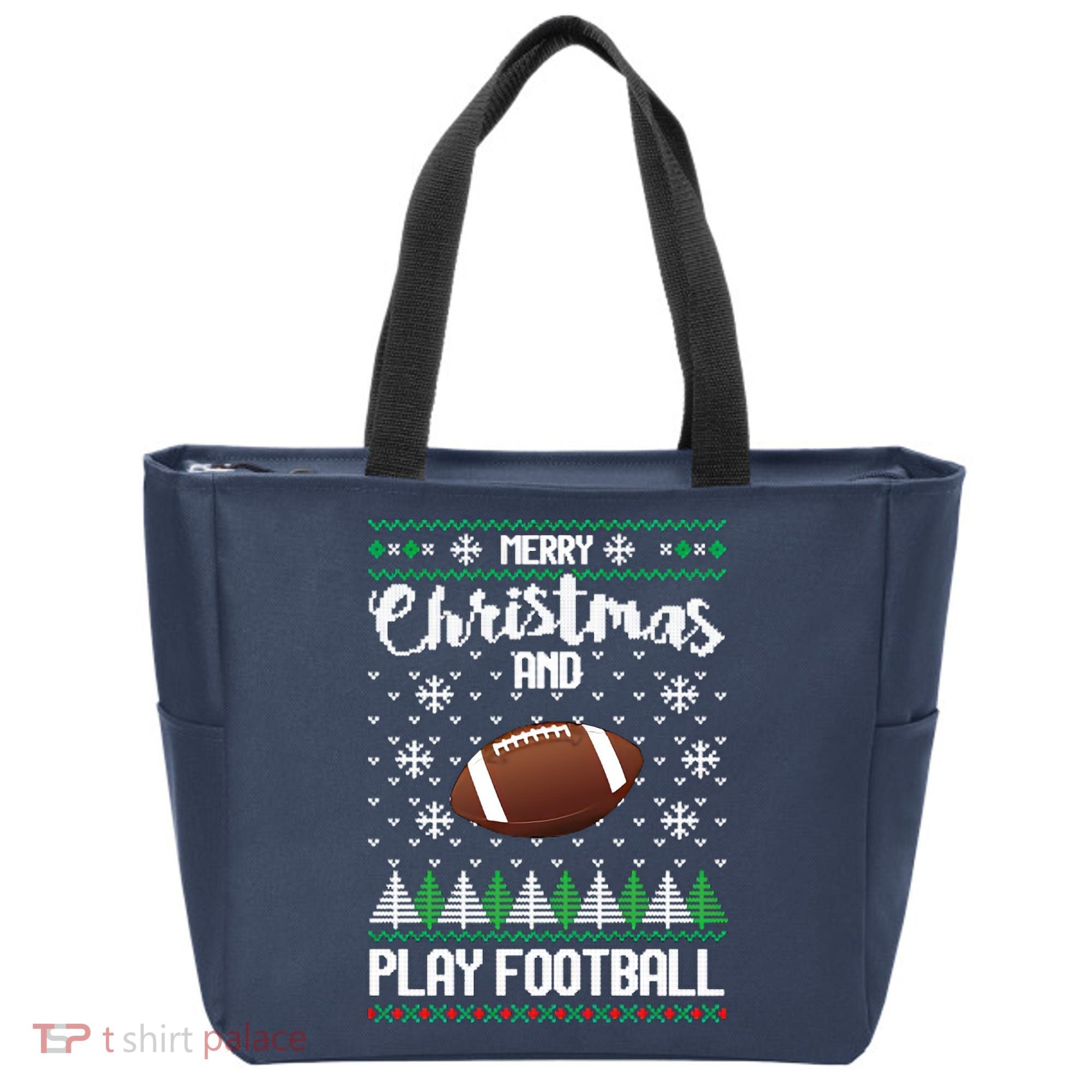 Football Ugly Christmas Tote Bag