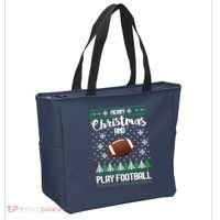 Football Ugly Christmas Tote Bag thumb 2