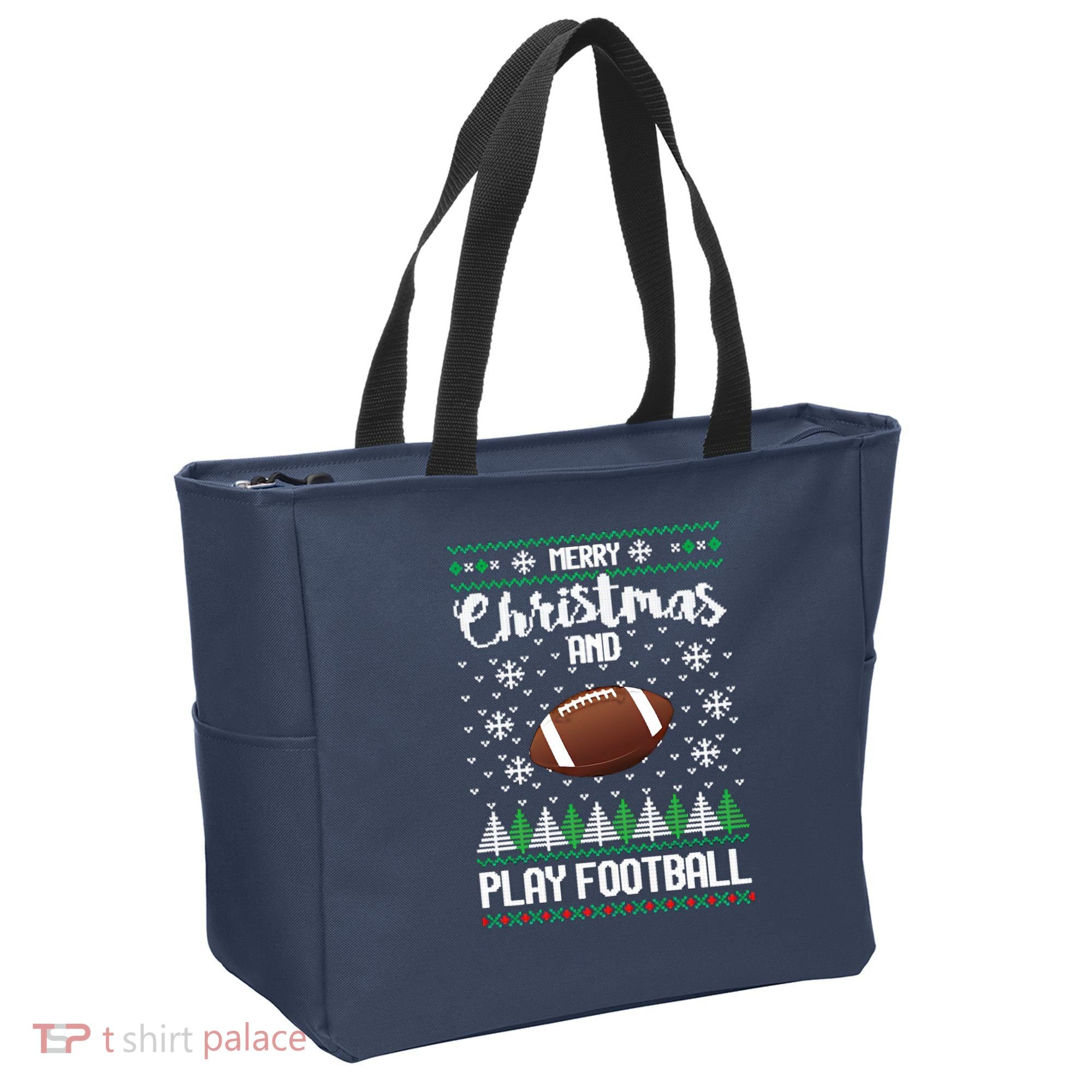 Football Ugly Christmas Tote Bag