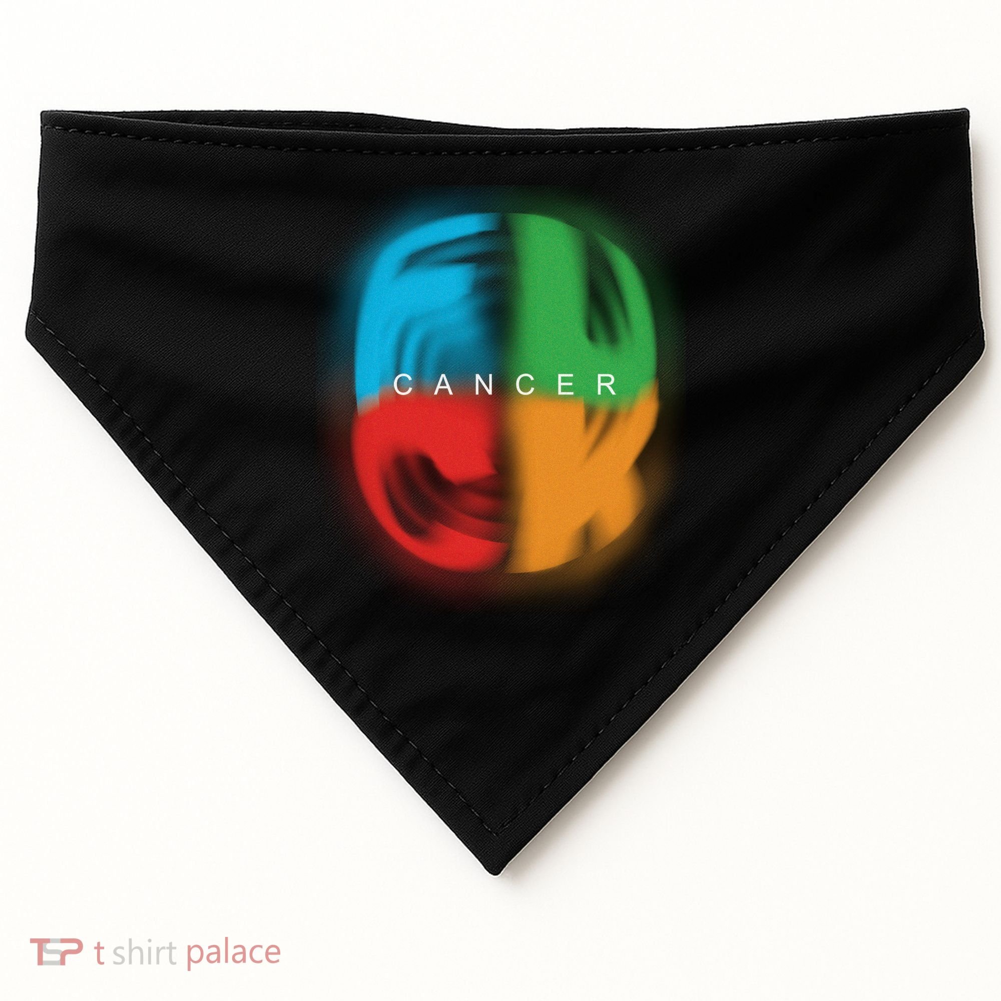 Fuck All Cancer USA-Made Doggie Bandana