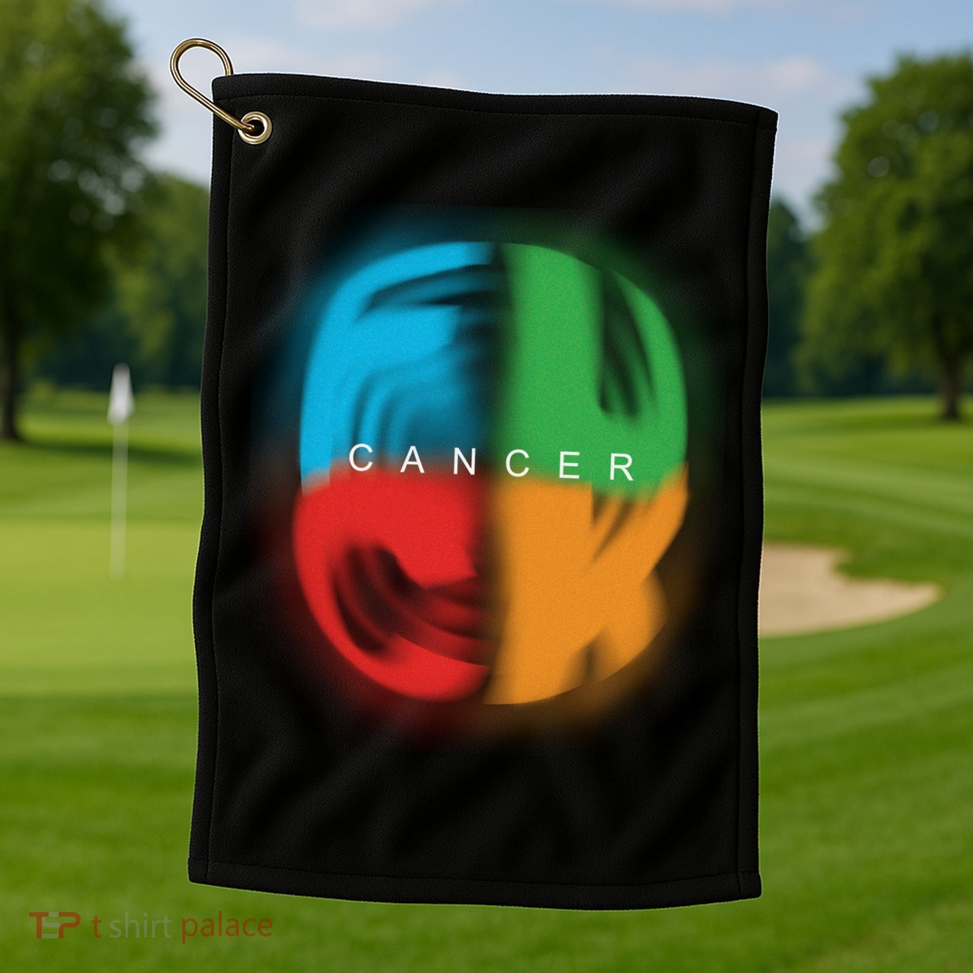Fuck All Cancer Golf Towel
