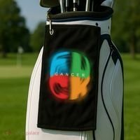 Fuck All Cancer Golf Towel thumb 2