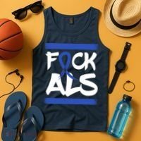 F*uck ALS Tank Top thumb 4