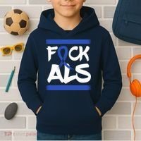 F*uck ALS Kids Hoodie thumb 2