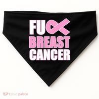 Fuck Breast Cancer Fight Logo USA-Made Doggie Bandana thumb 0