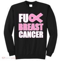 Fuck Breast Cancer Fight Logo Sweatshirt thumb 0