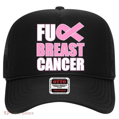 Fuck Breast Cancer Fight Logo Hat