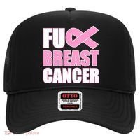Fuck Breast Cancer Fight Logo Hat thumb 0