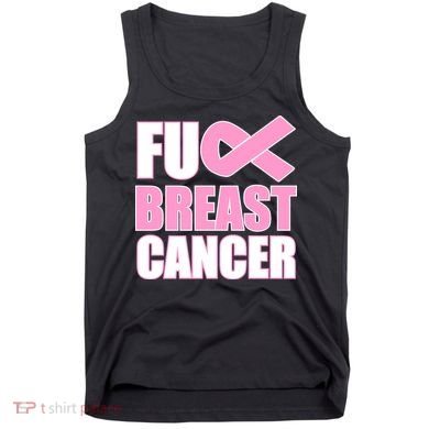 Fuck Breast Cancer Fight Logo Tank Top