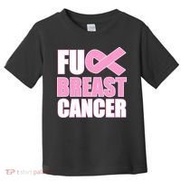 Fuck Breast Cancer Fight Logo Toddler T-Shirt thumb 0