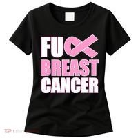 Fuck Breast Cancer Fight Logo Women's T-Shirt thumb 0