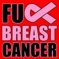 Fuck Breast Cancer Fight Logo Santa Hat thumb 1