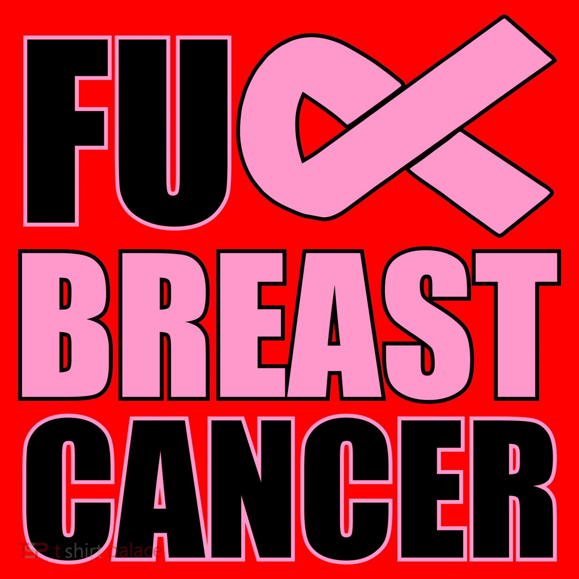Fuck Breast Cancer Fight Logo Santa Hat