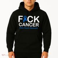 Fuck Cancer Colon Cancer Awareness Hoodie thumb 2