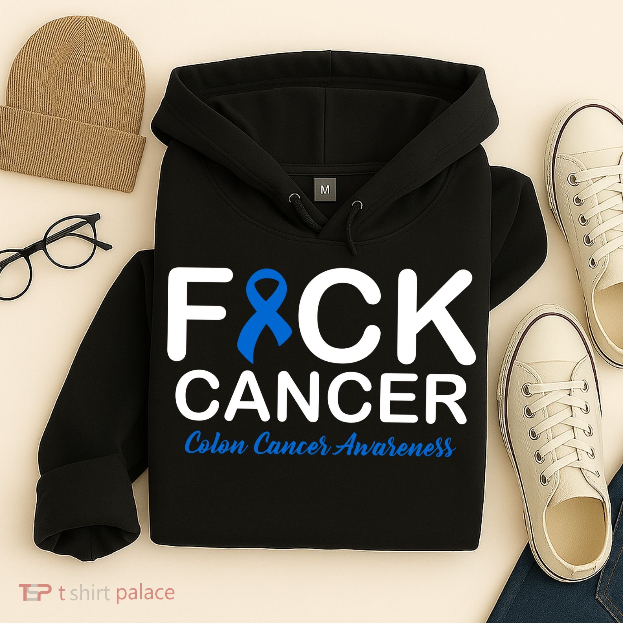 Fuck Cancer Colon Cancer Awareness Hoodie