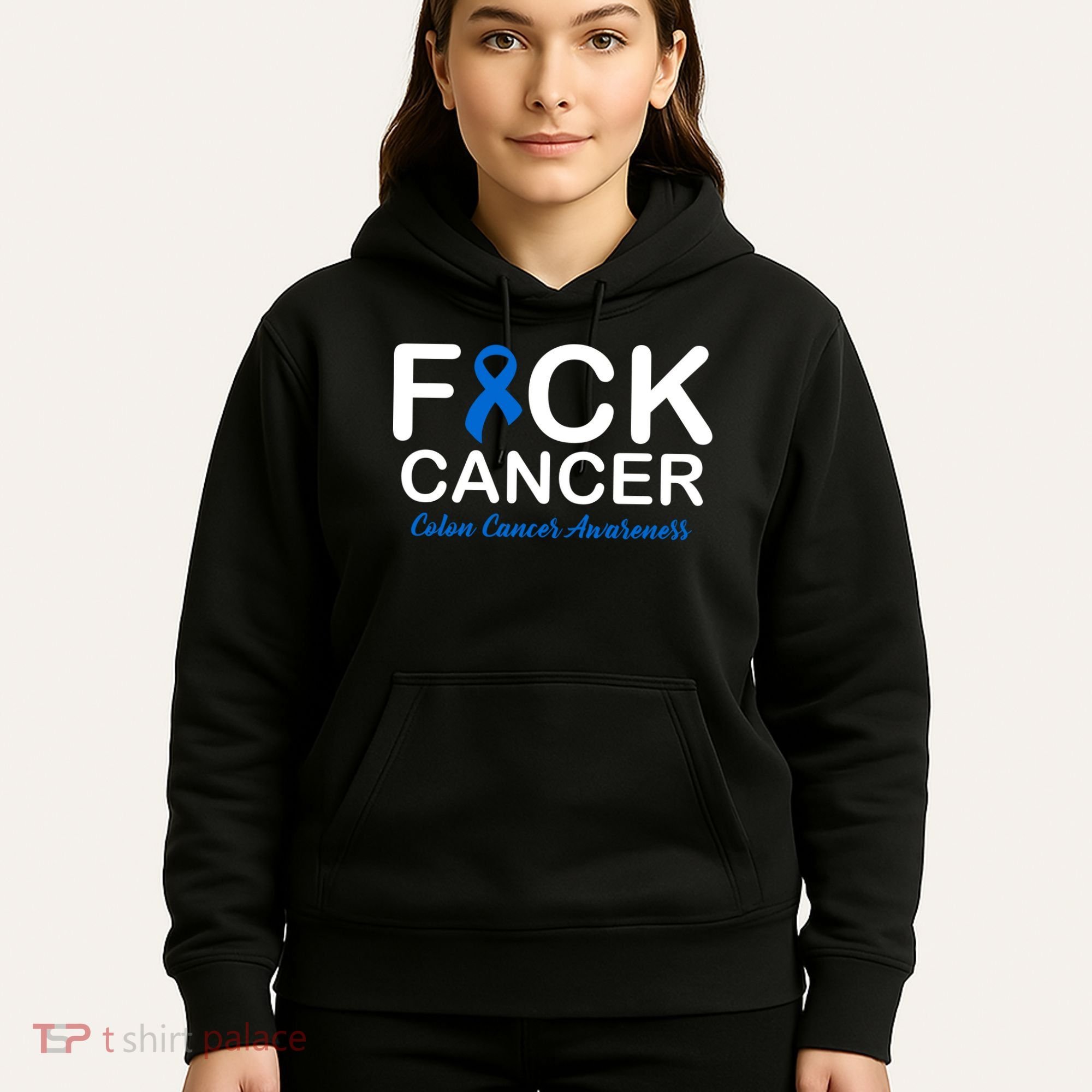 Fuck Cancer Colon Cancer Awareness Hoodie