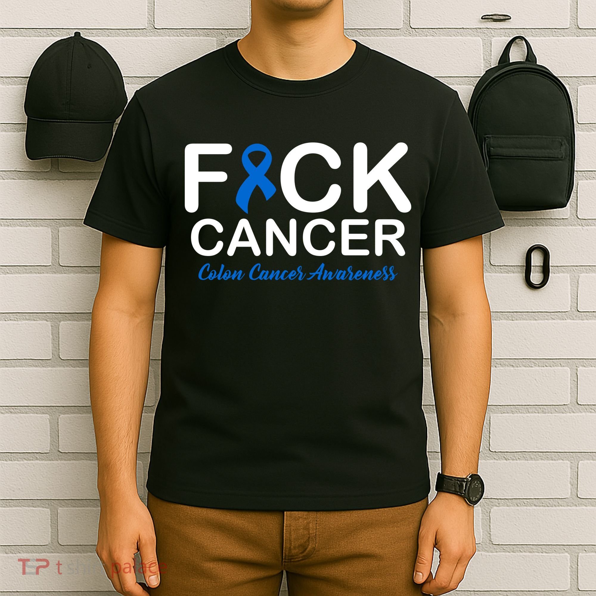 Fuck Cancer Colon Cancer Awareness T-Shirt