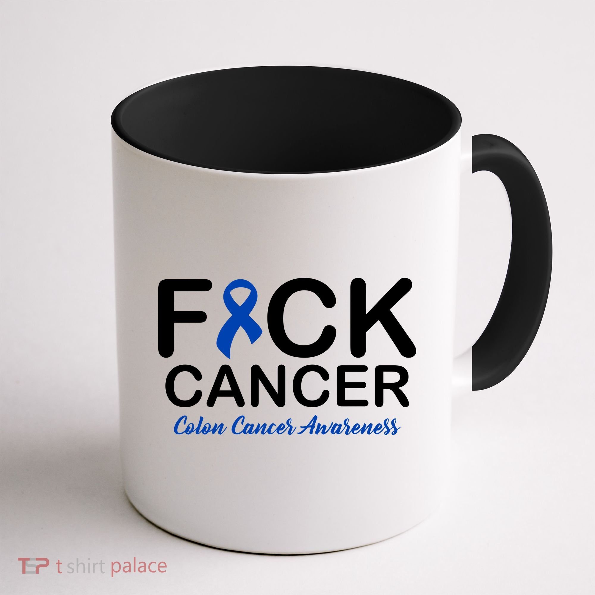Fuck Cancer Colon Cancer Awareness Coffee Mug