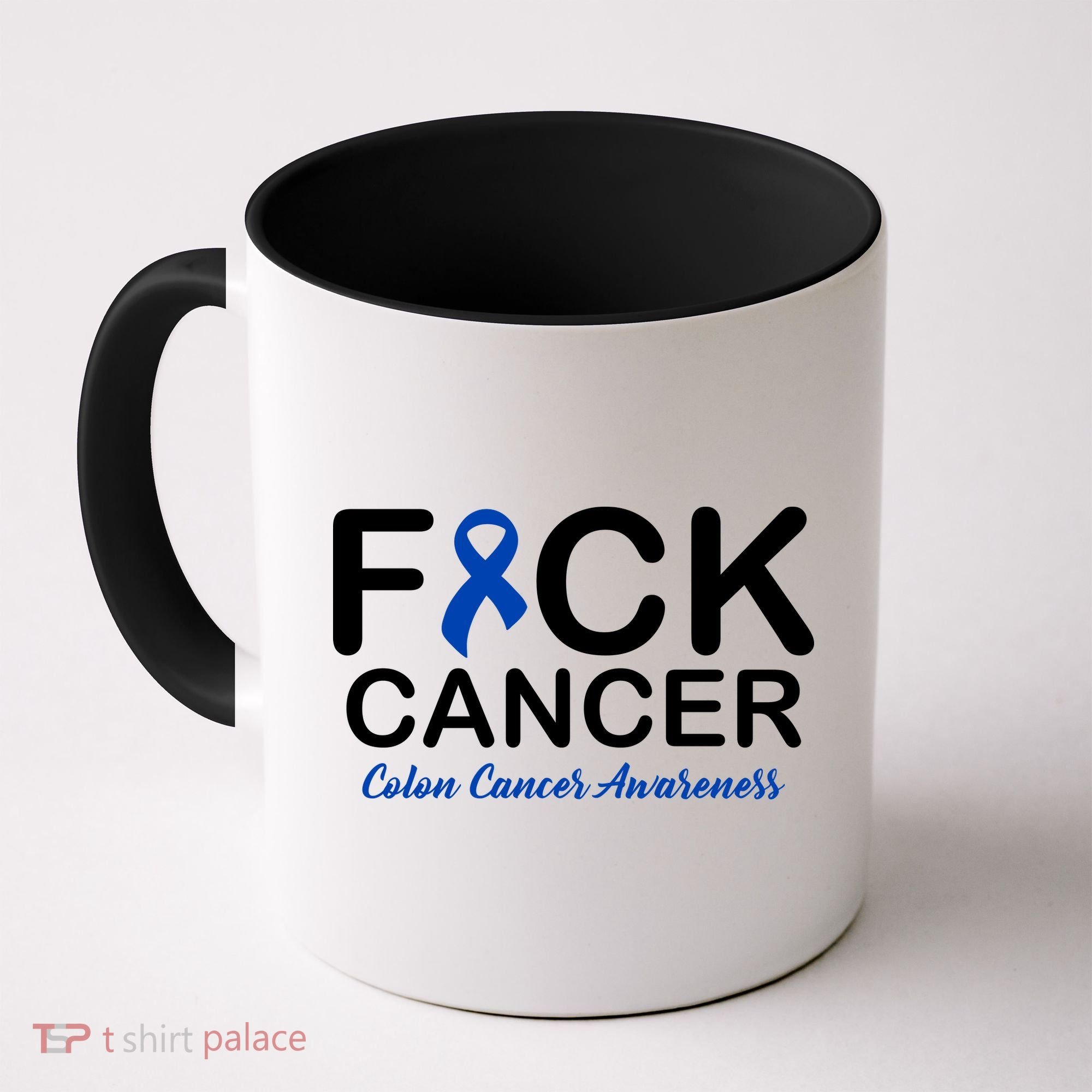 Fuck Cancer Colon Cancer Awareness Coffee Mug