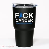 Fuck Cancer Colon Cancer Awareness Tumbler thumb 0