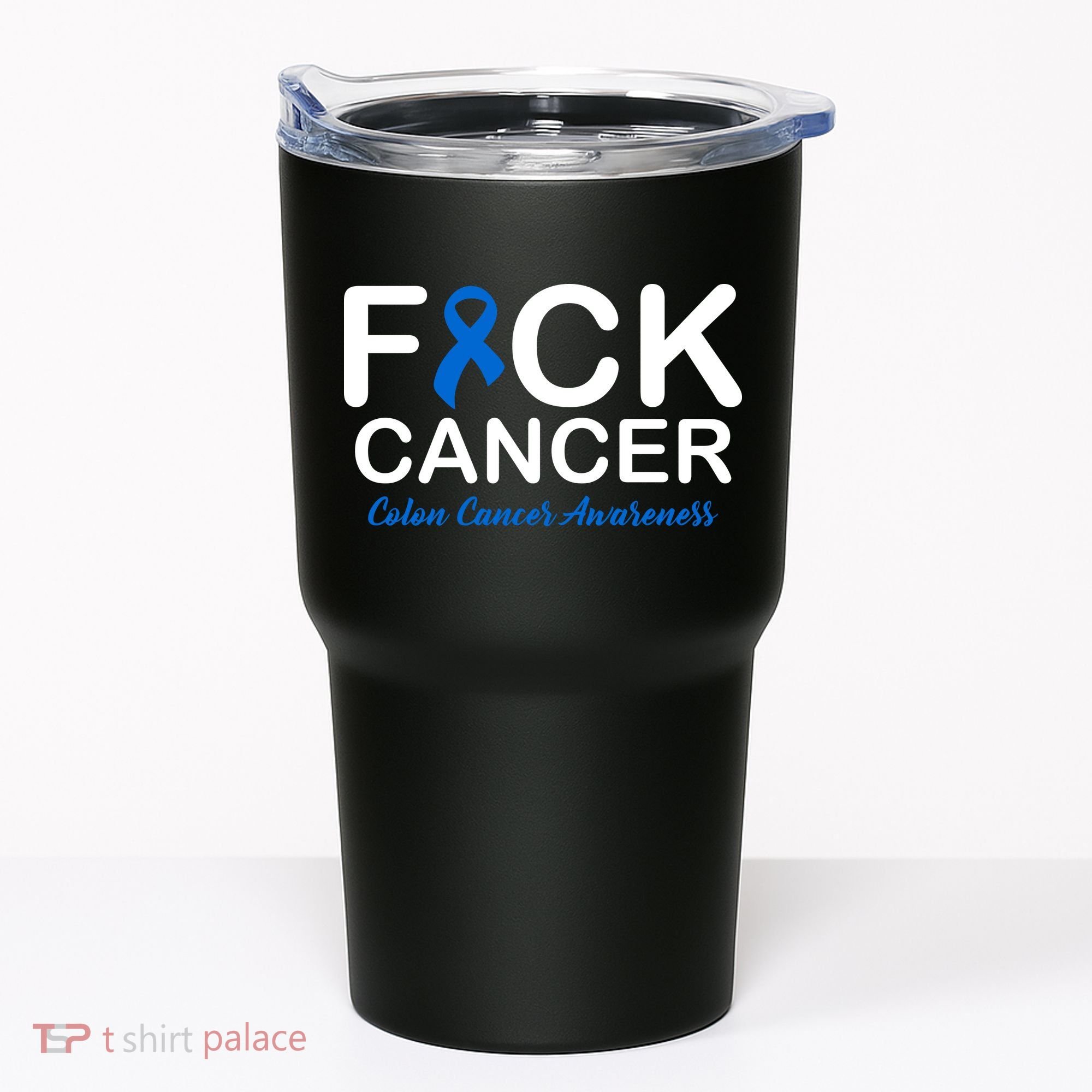 Fuck Cancer Colon Cancer Awareness Tumbler