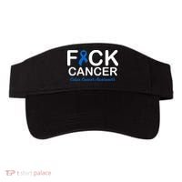 Fuck Cancer Colon Cancer Awareness Visor thumb 0