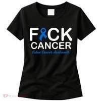 Fuck Cancer Colon Cancer Awareness Women's T-Shirt thumb 0