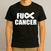 Fuck Cancer Fight Logo T-Shirt thumb 3