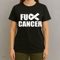 Fuck Cancer Fight Logo T-Shirt thumb 4