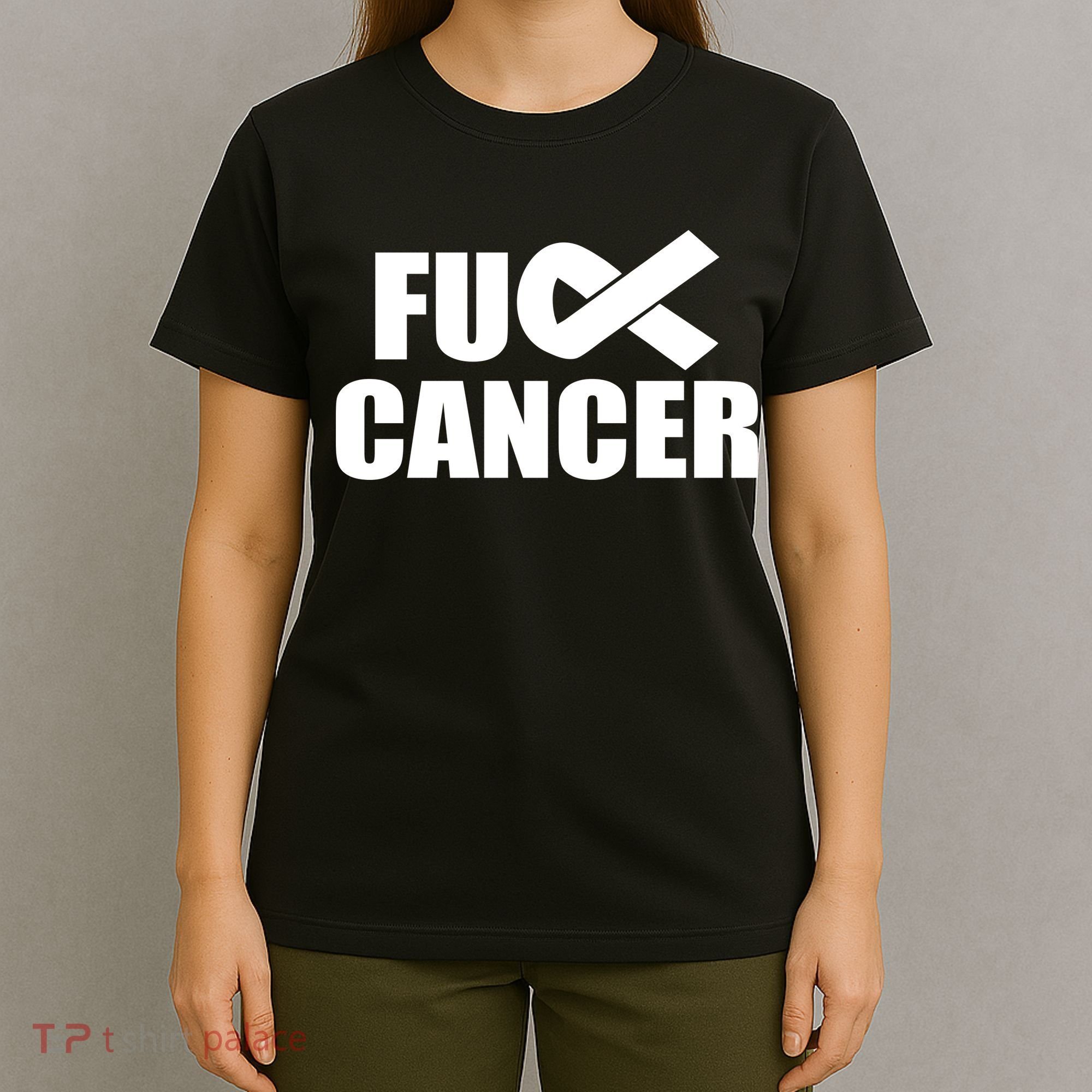 Fuck Cancer Fight Logo T-Shirt