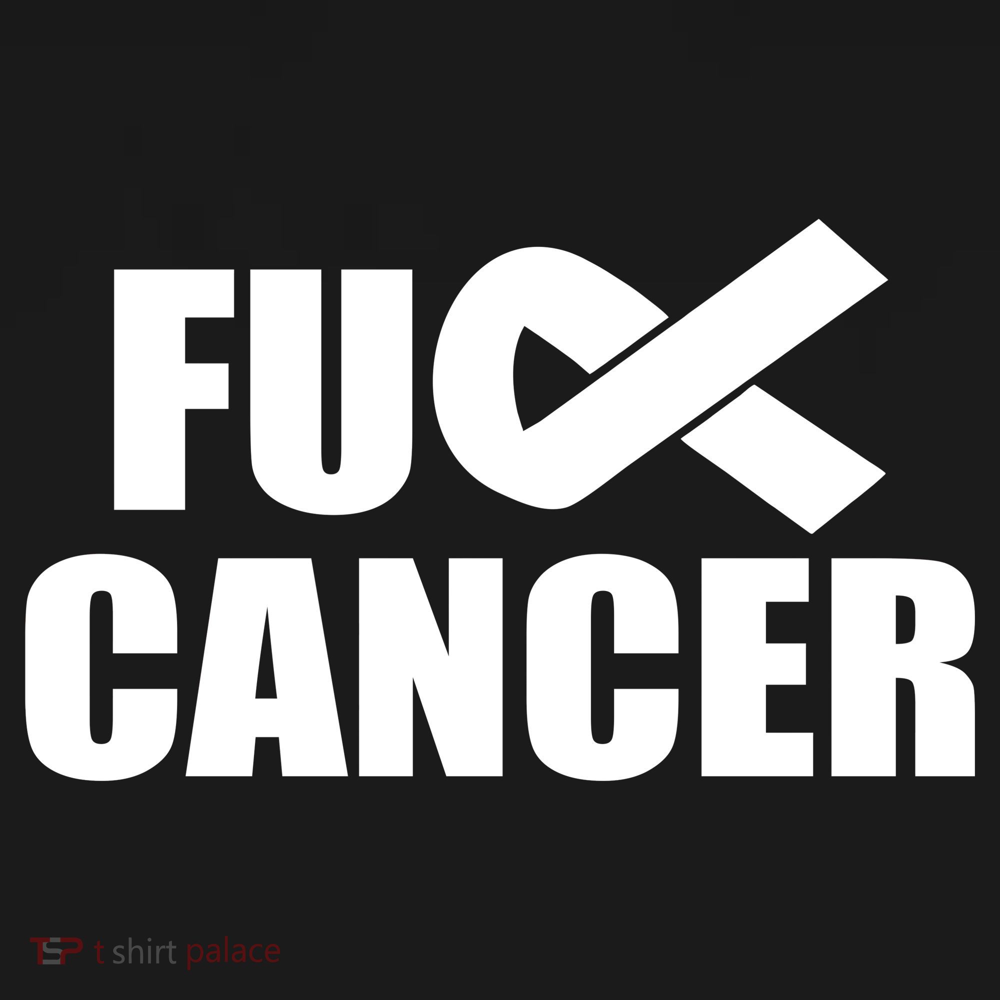 Fuck Cancer Fight Logo Bucket Hat