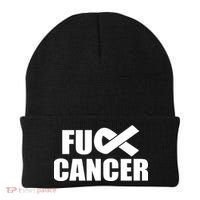Fuck Cancer Fight Logo Beanie thumb 0
