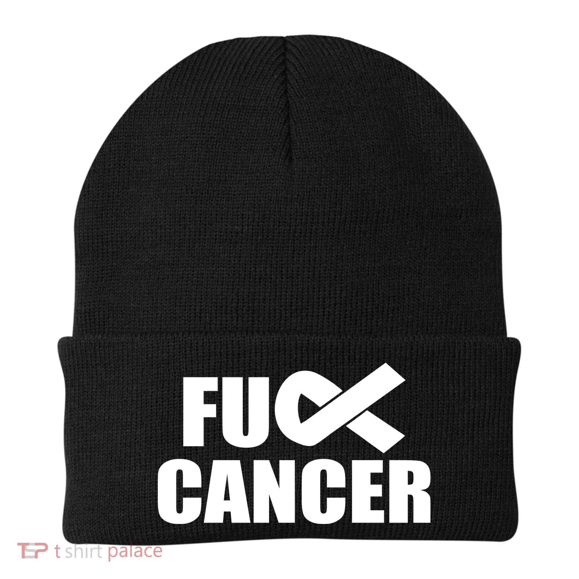 Fuck Cancer Fight Logo Beanie