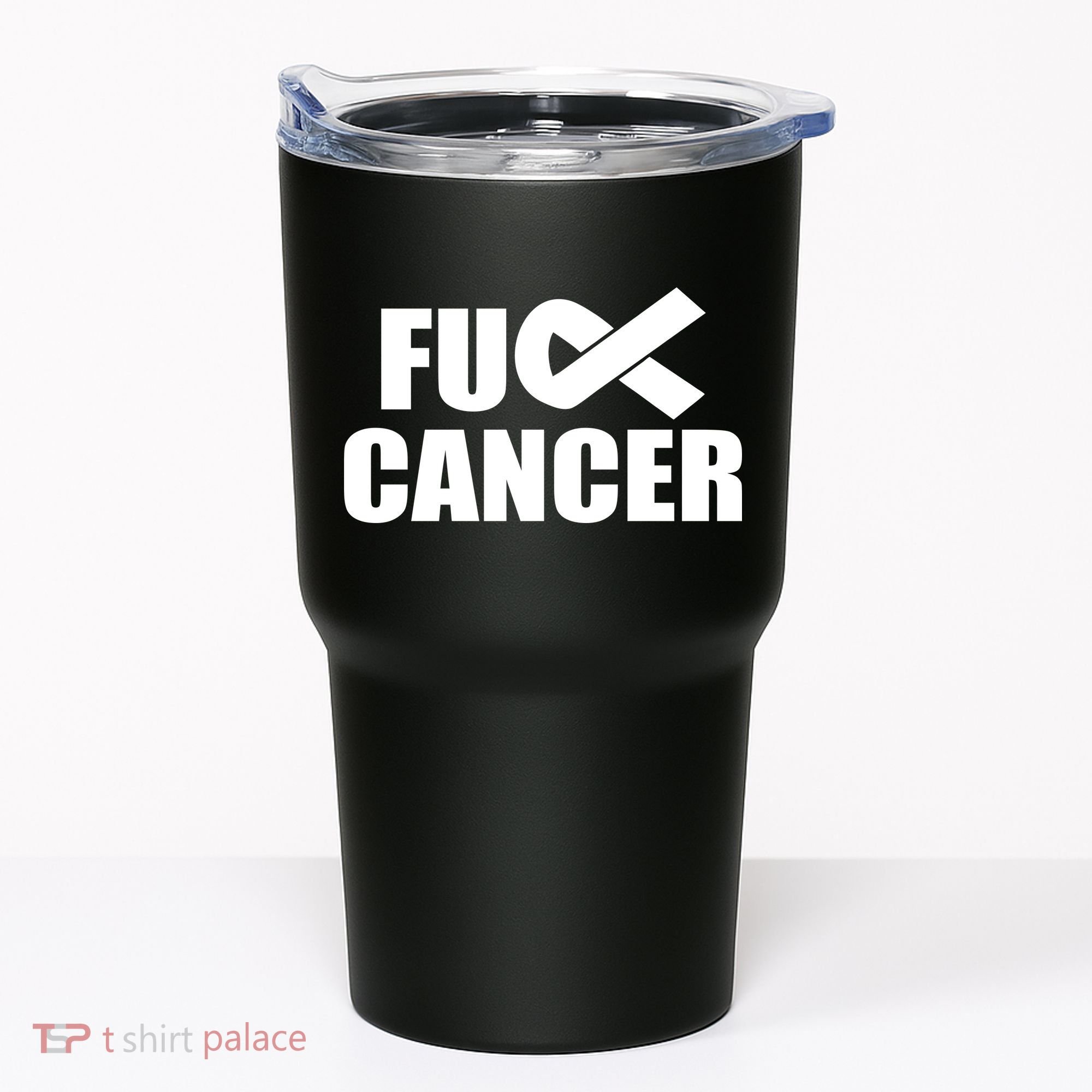 Fuck Cancer Fight Logo Tumbler