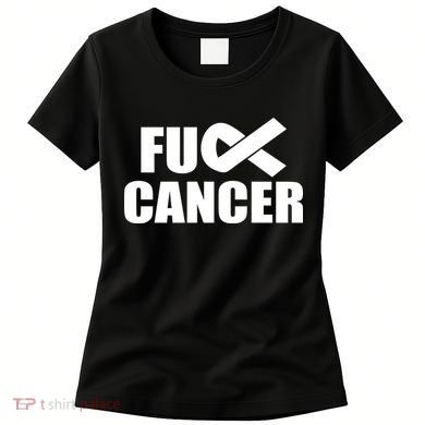 Fuck Cancer Fight Logo Women's T-Shirt