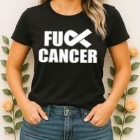 Fuck Cancer Fight Logo Women's T-Shirt thumb 2