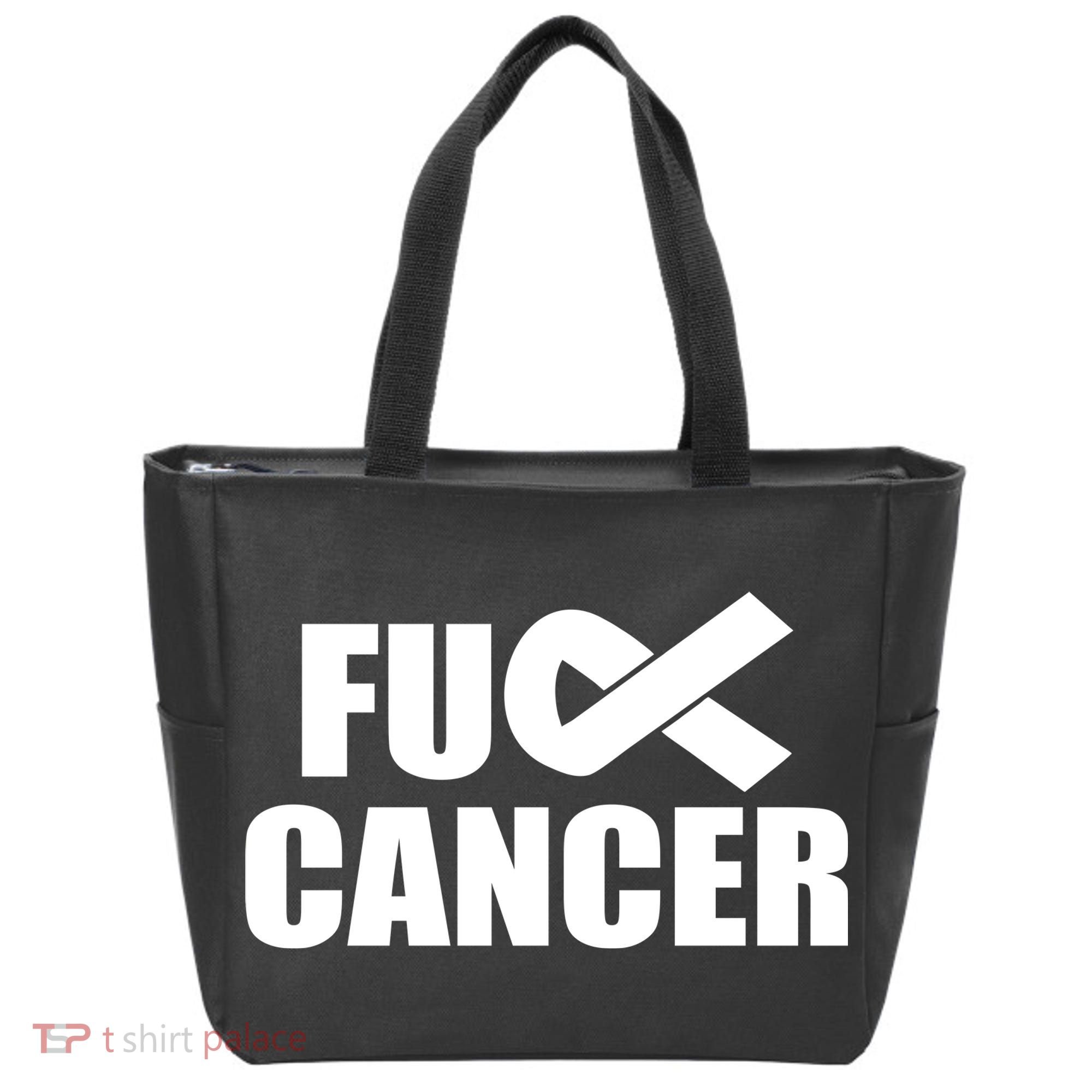 Fuck Cancer Fight Logo Tote Bag