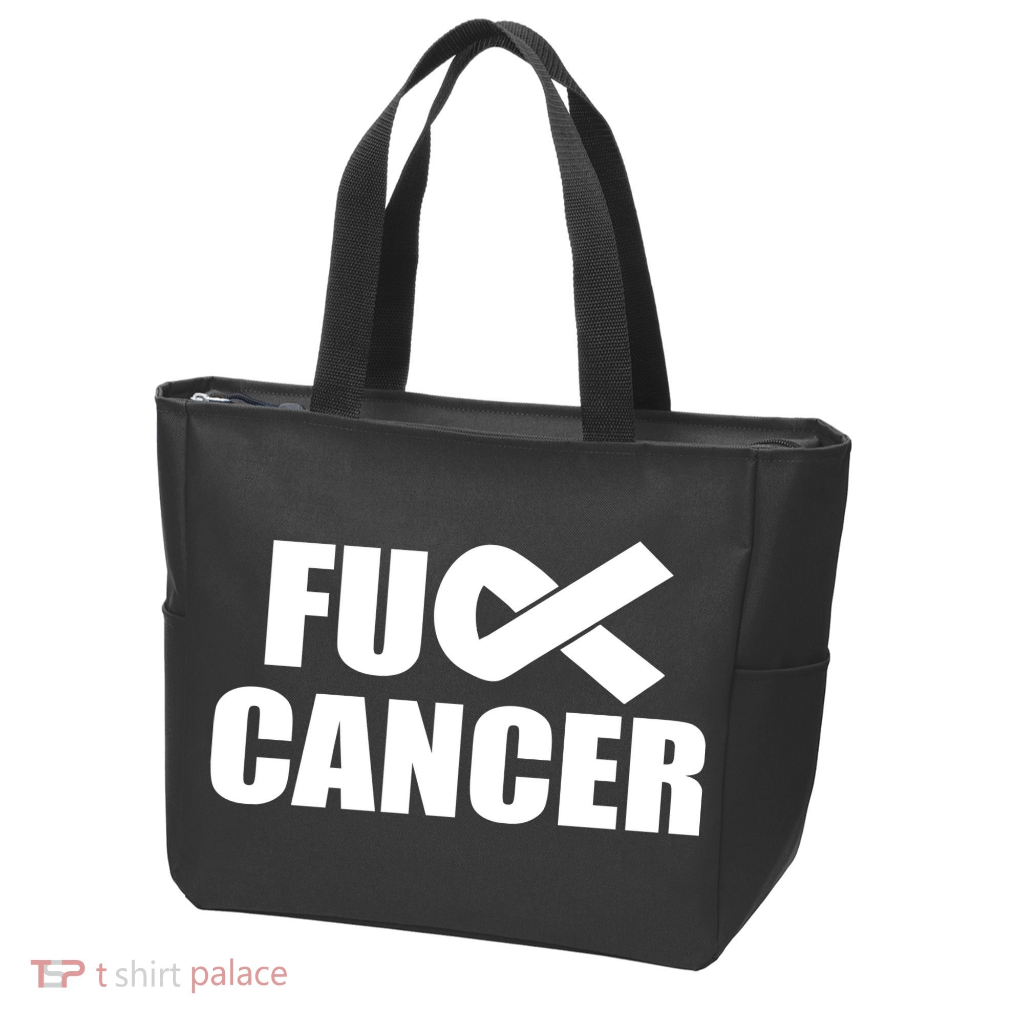 Fuck Cancer Fight Logo Tote Bag