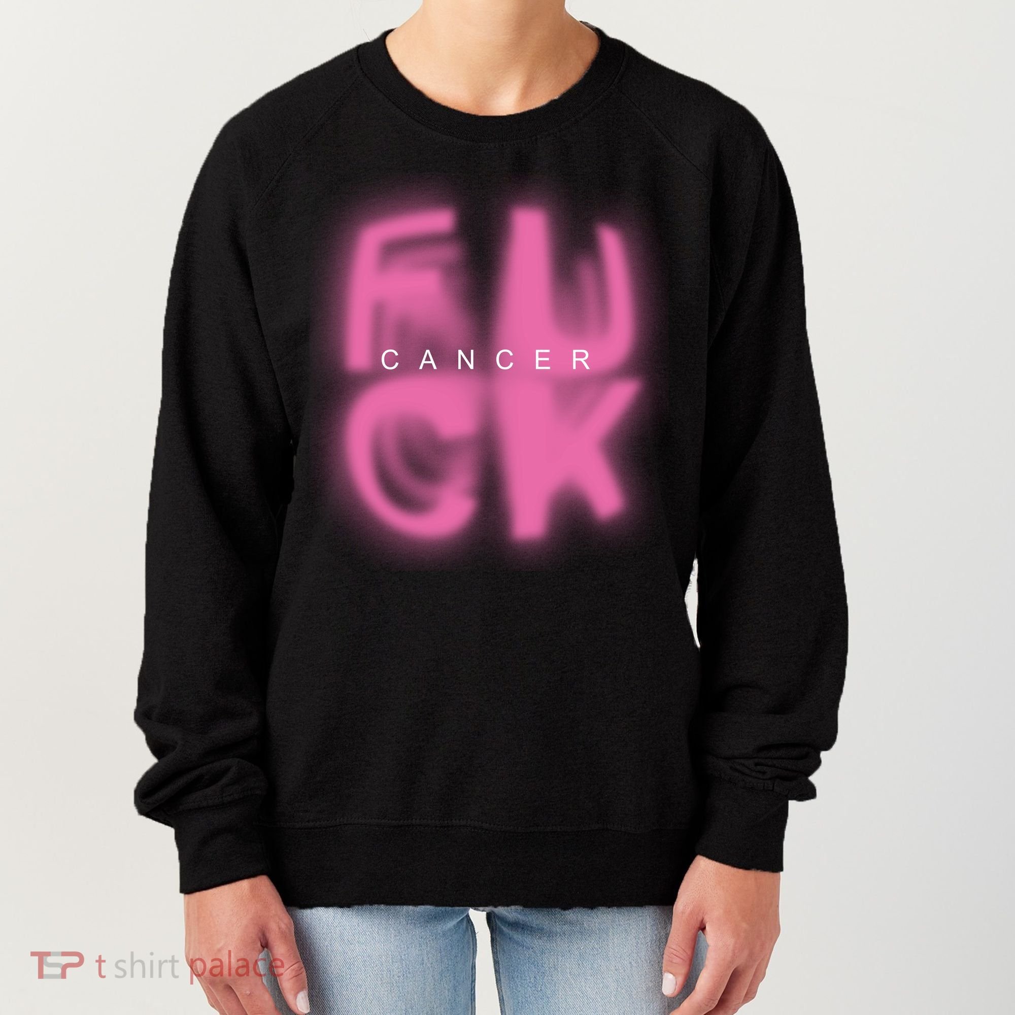 Fuck Cancer Logo Women's Sweatshirt