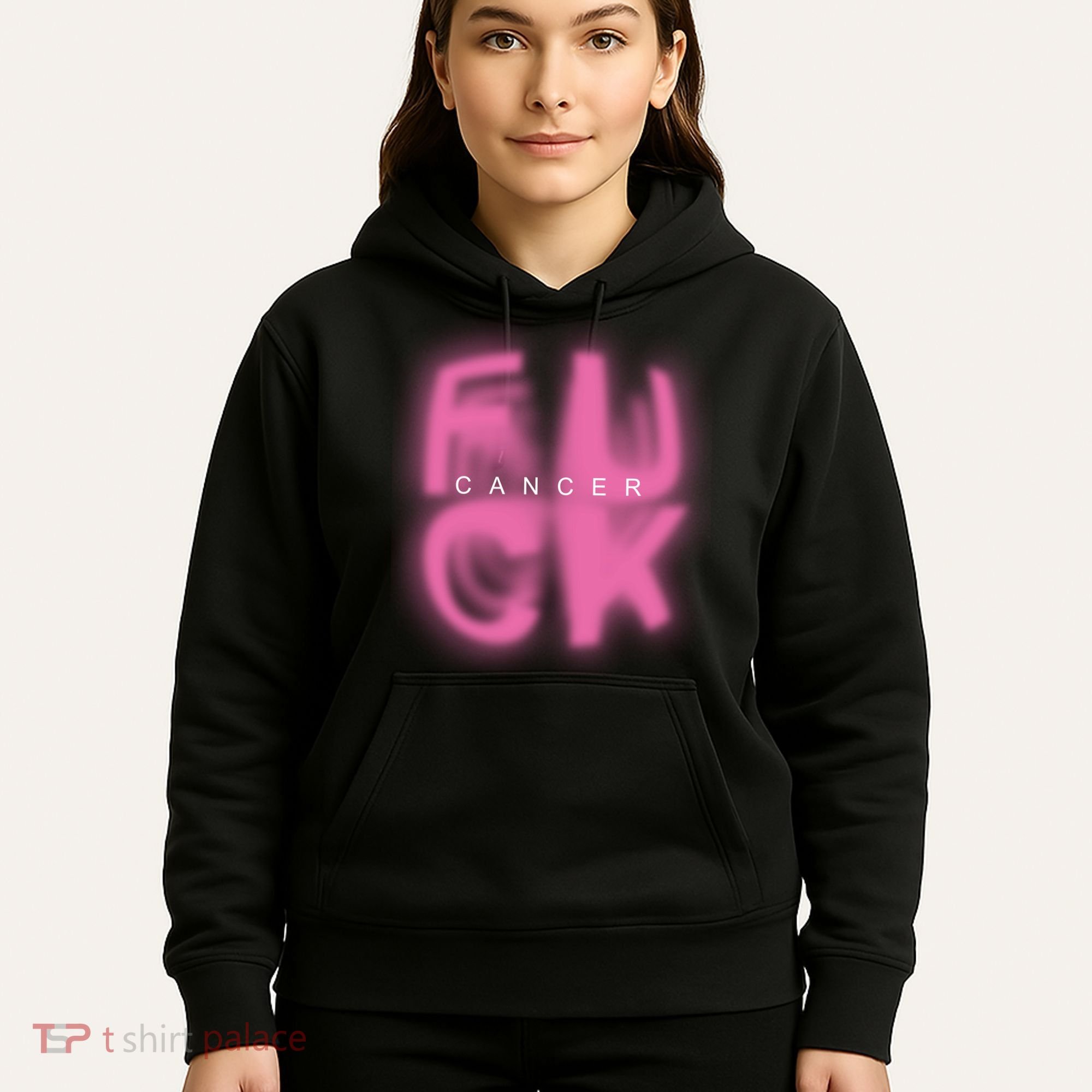 Fuck Cancer Logo Hoodie