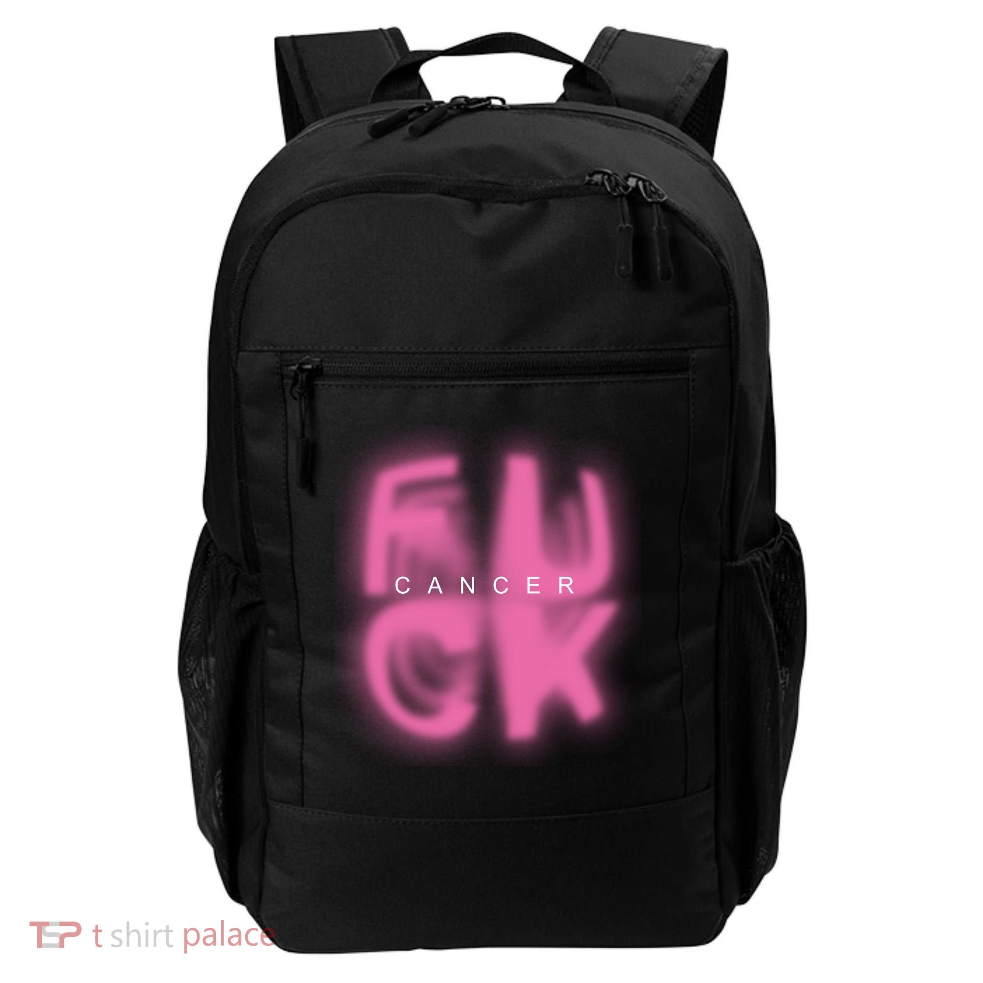 Fuck Cancer Logo Backpack