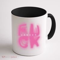 Fuck Cancer Logo Coffee Mug thumb 1