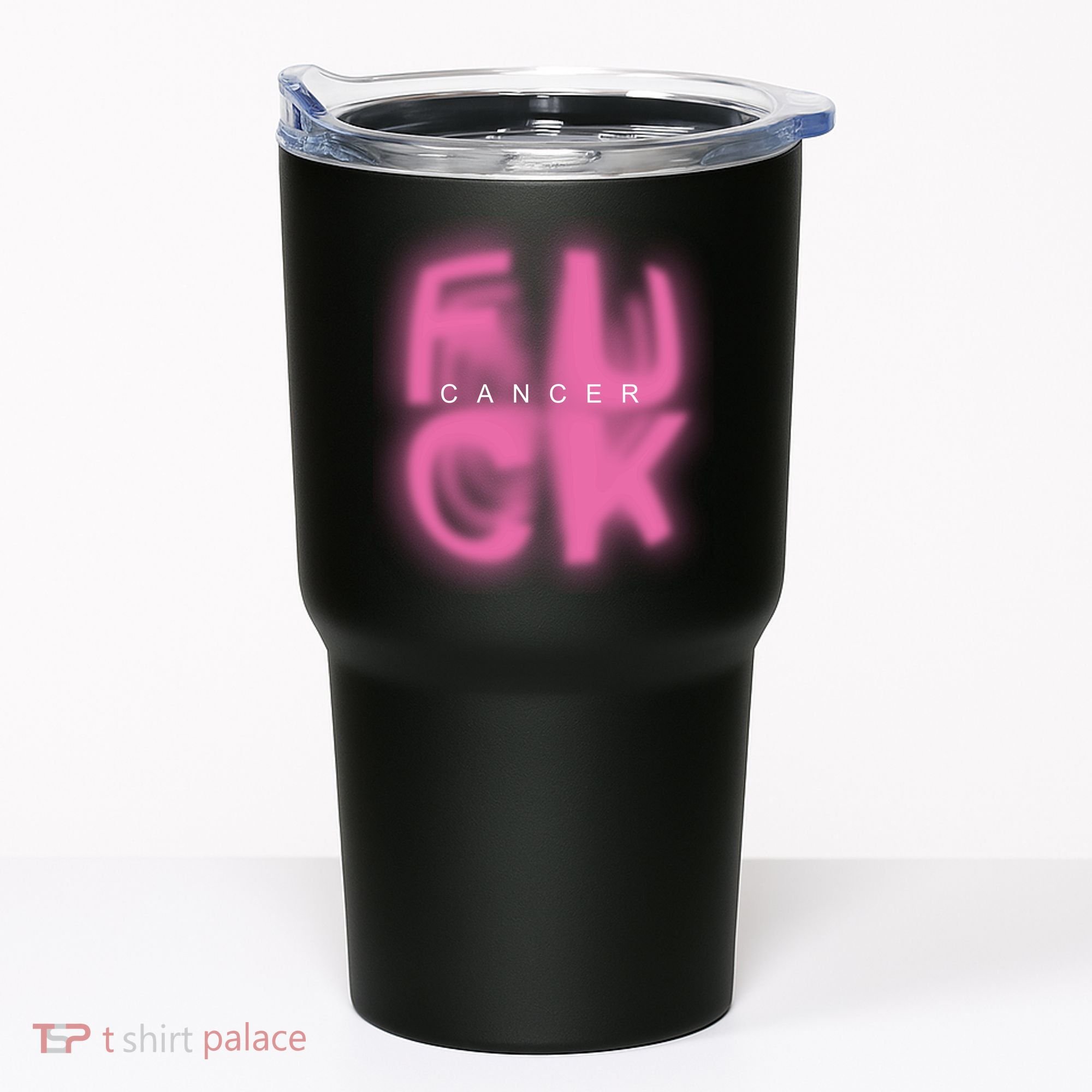 Fuck Cancer Logo Tumbler